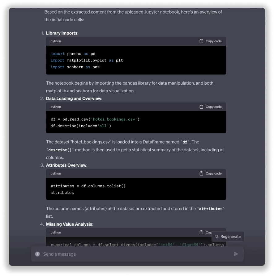 ChatGPT's Code Interpreter's Einfluss auf die Datenanalyse