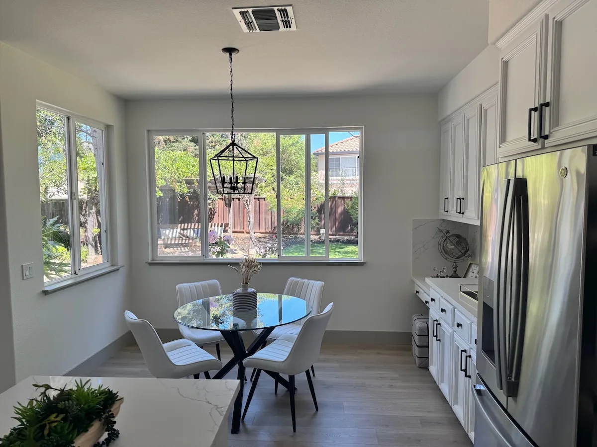Original kitchen photograph from OpenAI before the GPT Image 2.5 chair edit